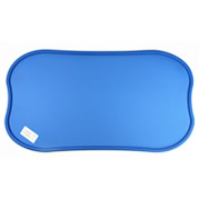 Blue Environmental wear-resistant Pure PVC Pet Feeding Pad