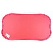 Pink Environmental wear-resistant Pure PVC Pet Feeding Pad