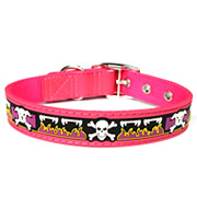 Cute Silver Camouflage Design PVC Dog Collars