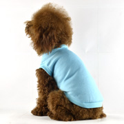 Blank Plain Dog T-shirts in Blue Color