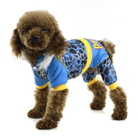 Fashion Bronzing Speckle pattern Winter Pet clothes - Blue