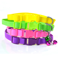 Blank Dog Collars Release Buckles Small Bell