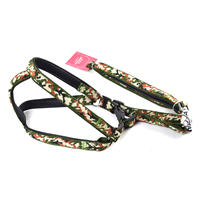 Camouflage Pattern Soft Dog Harnesses and Dog Leashes Set Soft Foam Lining