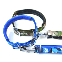 Camouflage Pattern Dog Harnesses and Dog Leashes Set Soft Foam Lining
