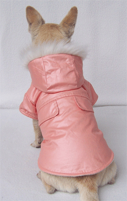 T-shape waistline buttonless dog coat