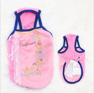 Mesh tank top spring and summer pet clothing