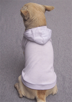 Blank Plain Dog T-shirt Hoodie Pink